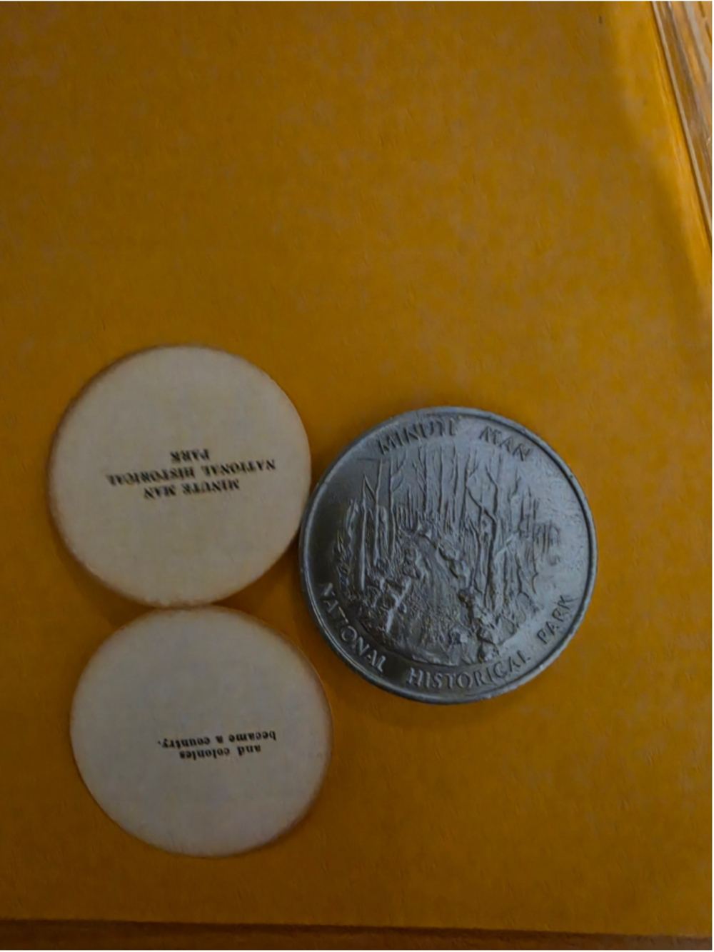 1975 Minute Man National Historical Park 51mm Bronze Bicentennial Medal
